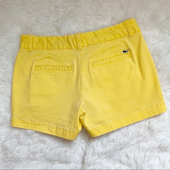 Vineyard Vines women’s Washed Dayboat Shorts sunshine yellow size 00 stretch - Picture 4 of 5